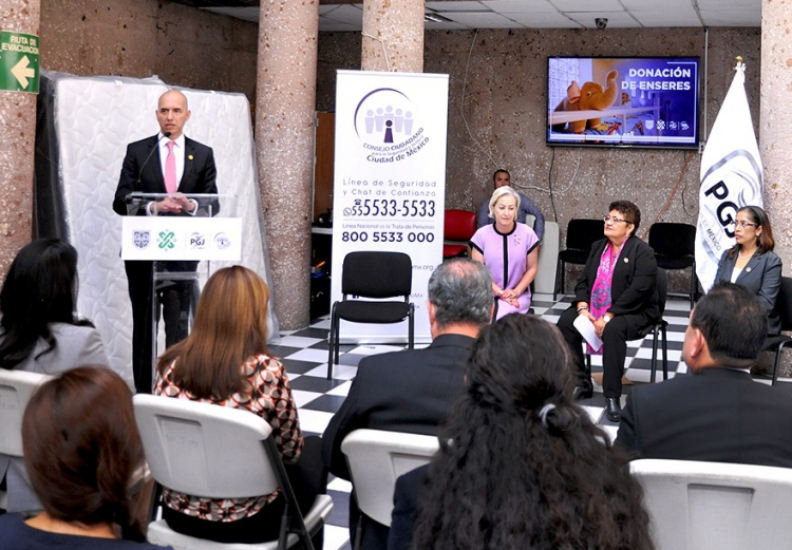 RECIBE PGJCDMX APOYOS DEL CONSEJO CIUDADANO PARA LA SEGURIDAD Y JUSTICIA DE LA CIUDAD DE MÉXICO